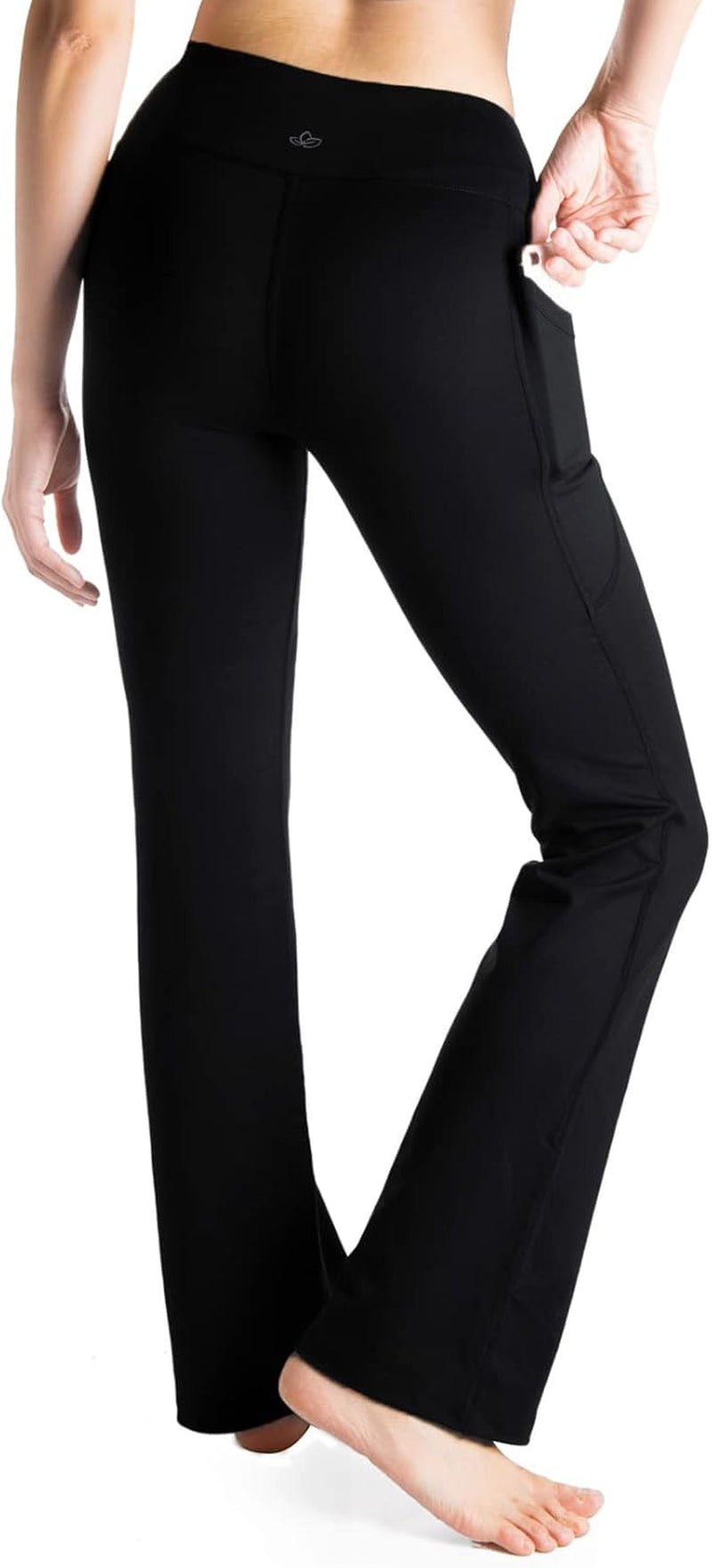 ,27"/29"/31"/33"/35"/37",Women'S Bootcut Yoga Pants Workout Pants Side Pockets