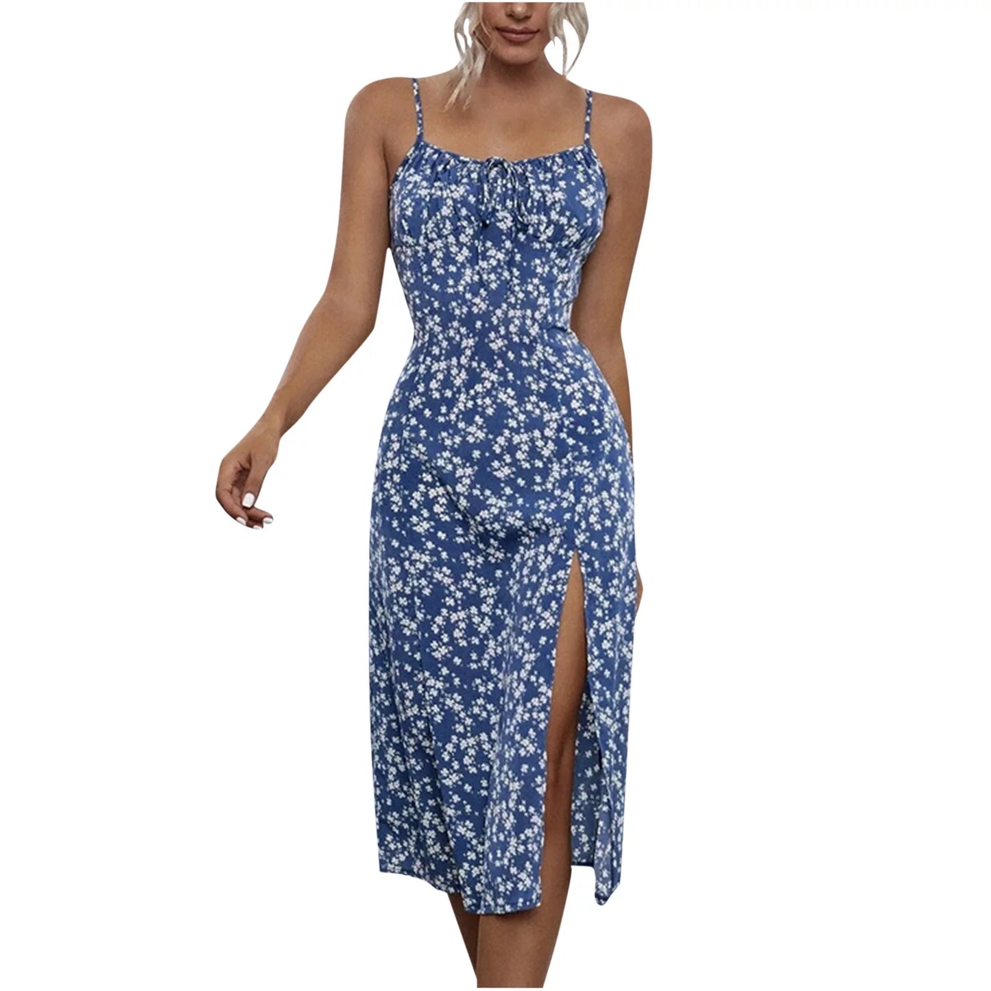 My Orders Women Dresses Clearance under 10 Sundresses for Women Sleeveless Milkmaid Dress Cami Floral Dress with Slit Milkmaid Dress Polka Dot Sundresses Summer Savings New Arrivals 2024